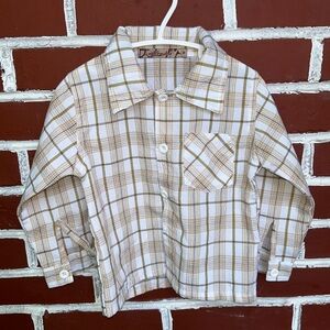 Plaid button down shirt | size M (2)